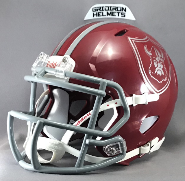 Lowndes Vikings HS 2014-2015 (GA) silver stripes and side decal